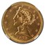 1879 $5 Liberty Gold Half Eagle MS-64 NGC CAC