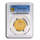 1879-CC $10 Liberty Gold Eagle AU-53 PCGS