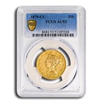 1879-CC $10 Liberty Gold Eagle AU-53 PCGS