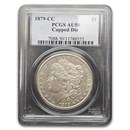 1879-CC Morgan Dollar AU-50 PCGS (Capped CC)