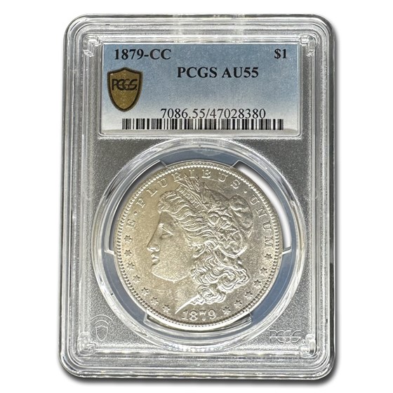 1879-CC Morgan Dollar AU-55 PCGS 1879-CC Morgan Dollar AU-55 PCGS