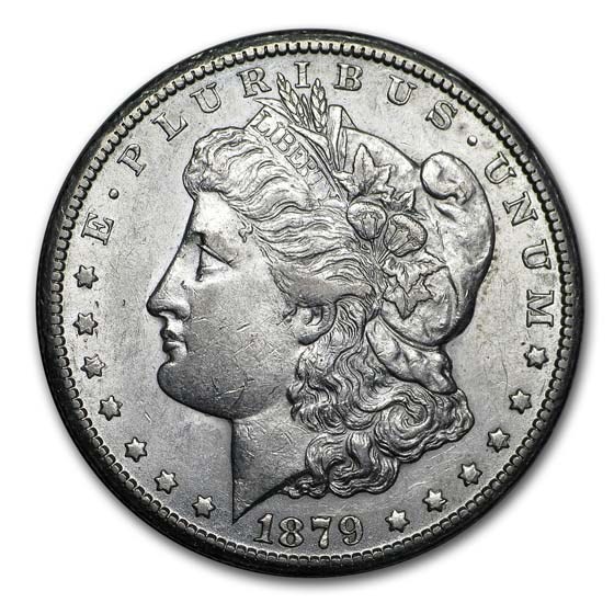 1879-CC Morgan Dollar AU