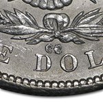 1879-CC Morgan Dollar Capped CC BU