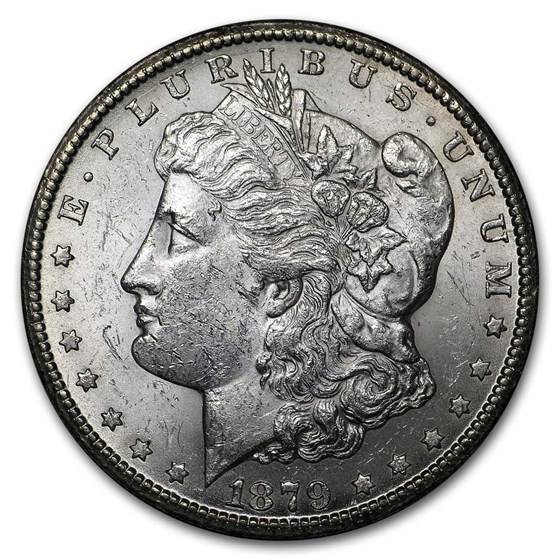 1879-CC Morgan Dollar Capped CC BU