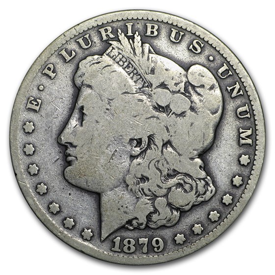 1879-CC Morgan Dollar Capped CC Good 1879-CC Morgan Dollar Capped CC Good