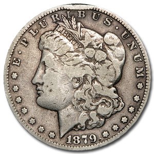 1879-CC Morgan Dollar Capped CC VF Details (Rim Dings) 1879-CC Morgan Dollar Capped CC VF Details (Rim Dings)