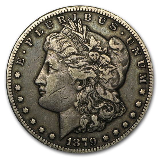 1879-CC Morgan Dollar Capped CC VF 1879-CC Morgan Dollar Capped CC VF
