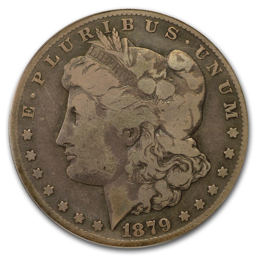 1879-CC Morgan Dollar Capped CC VG