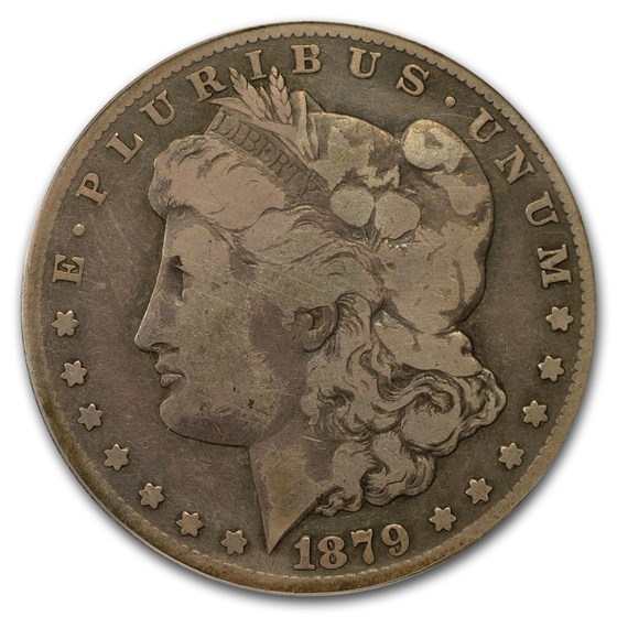1879-CC Morgan Dollar Capped CC VG 1879-CC Morgan Dollar Capped CC VG
