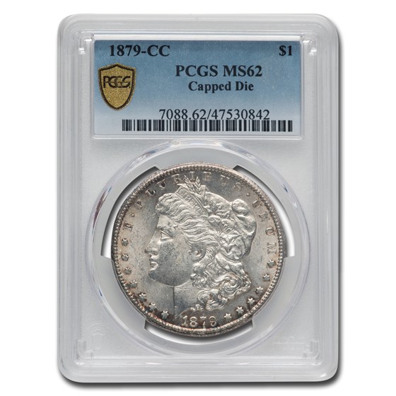 1879-CC Morgan Dollar Capped Die MS-62 PCGS (VAM 3) 1879-CC Morgan Dollar Capped Die MS-62 PCGS (VAM 3)