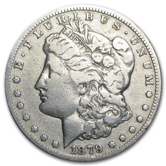 1879-CC Morgan Dollar Clear CC VF Details (Cleaned)