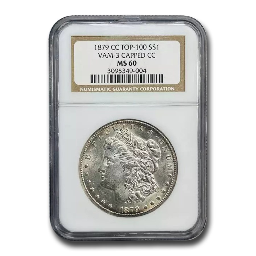 1879-CC Morgan Dollar MS-60 NGC (VAM-3 Capped CC)