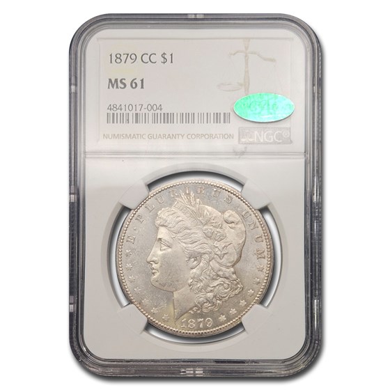 1879-CC Morgan Dollar MS-61 NGC CAC