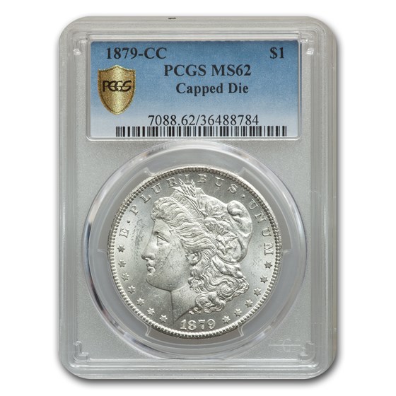1879-CC Morgan Dollar MS-62 PCGS (Capped Die) 1879-CC Morgan Dollar MS-62 PCGS (Capped Die)