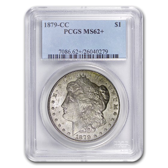 1879-CC Morgan Dollar MS-62+ PCGS (Clear CC) 1879-CC Morgan Dollar MS-62+ PCGS (Clear CC)