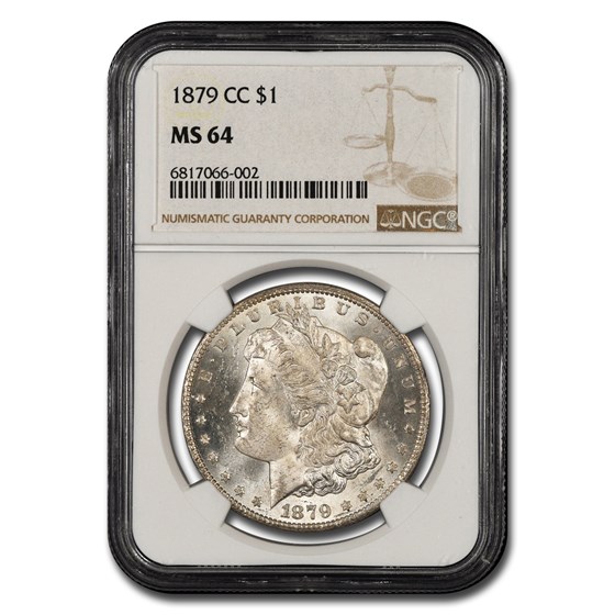 1879-CC Morgan Dollar MS-64 NGC 1879-CC Morgan Dollar MS-64 NGC