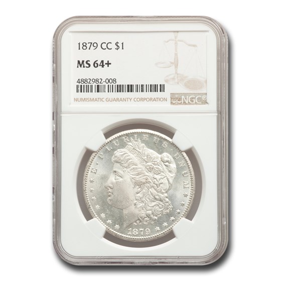 1879-CC Morgan Dollar MS-64+ NGC 1879-CC Morgan Dollar MS-64+ NGC