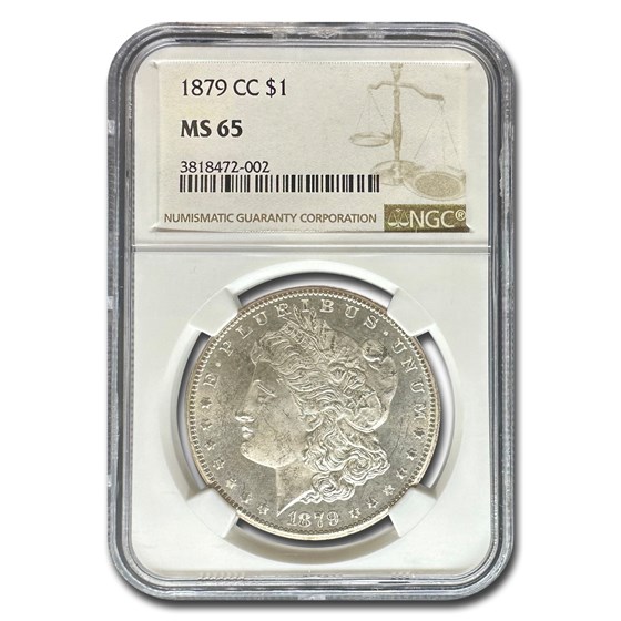 1879-CC Morgan Dollar MS-65 NGC 1879-CC Morgan Dollar MS-65 NGC