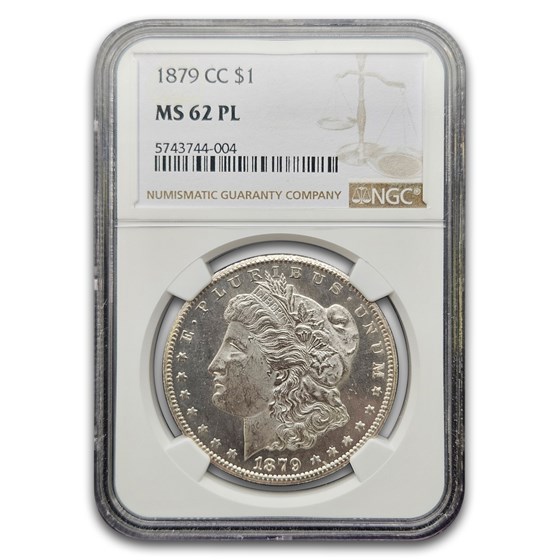 1879-CC Morgan Dollar PL MS-62 NGC
