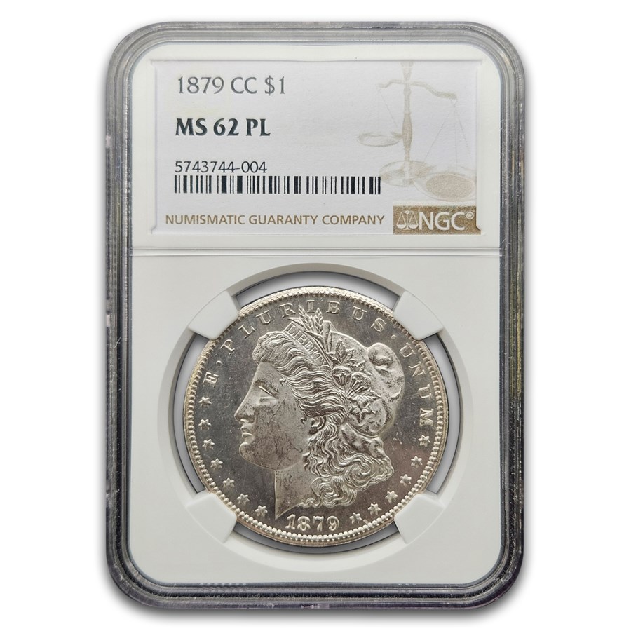 1879-CC Morgan Dollar PL MS-62 NGC