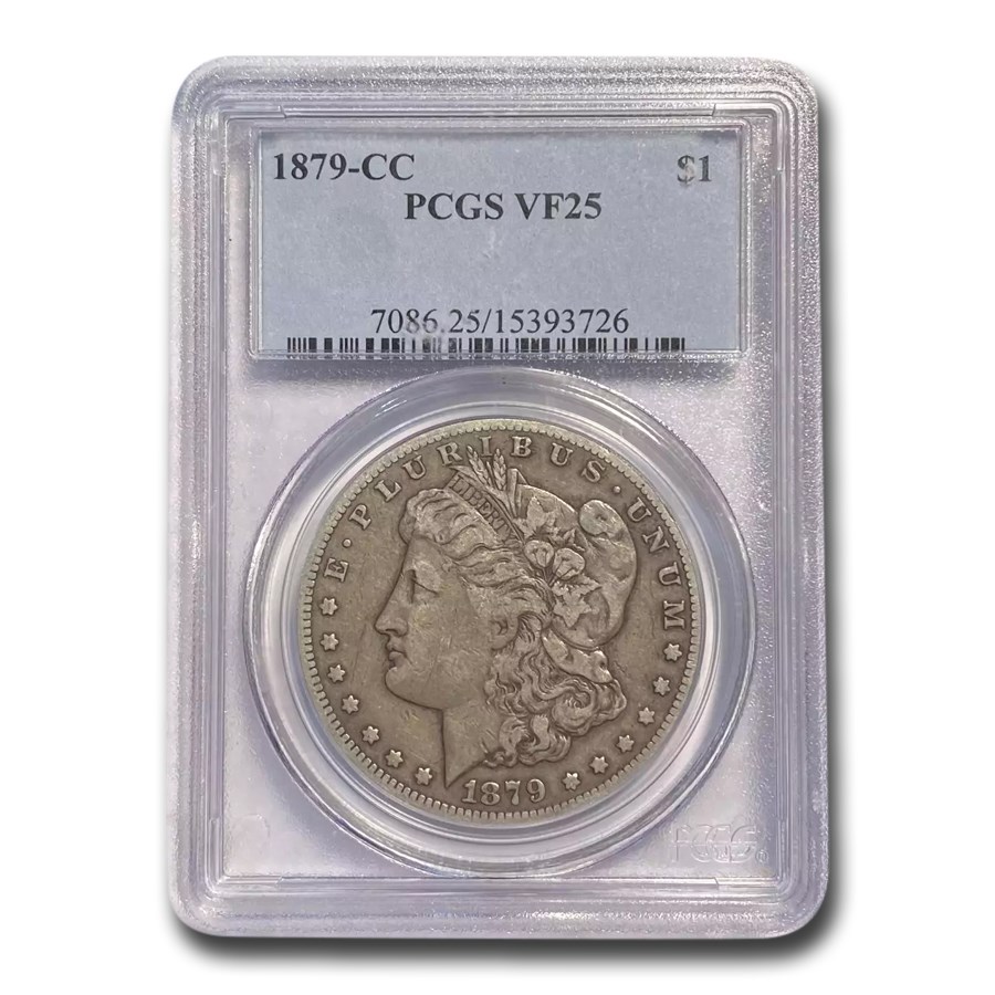 1879-CC Morgan Dollar VF-25 PCGS