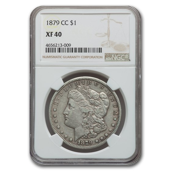 1879-CC Morgan Dollar XF-40 NGC 1879-CC Morgan Dollar XF-40 NGC