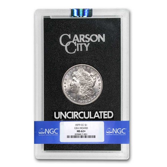 1879-CC Morgan Dollar MS-62+ NGC (GSA) 1879-CC Morgan Dollar MS-62+ NGC (GSA)