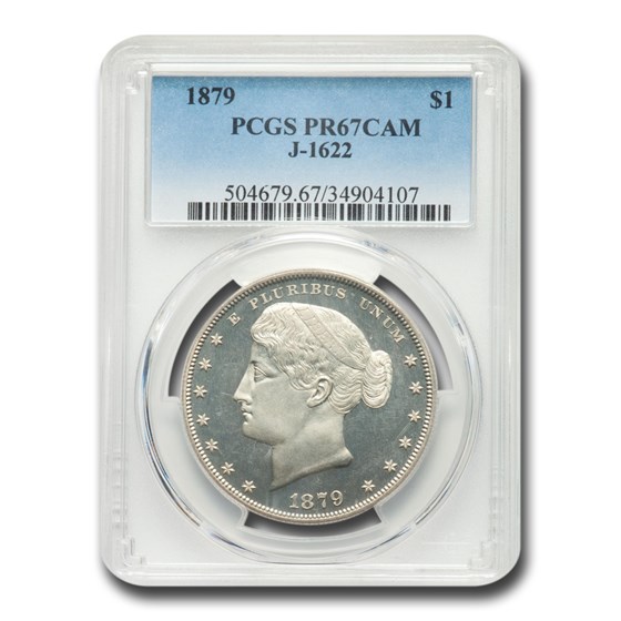 1879 Goloid Metric Dollar Pattern PR-67 Cameo PCGS (J-1622)