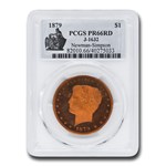 1879 Goloid Metric Pattern Dollar PR-66 PCGS (Red J-1632)