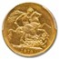 1879 Great Britain Gold Sovereign Victoria Young Head AU-55 PCGS
