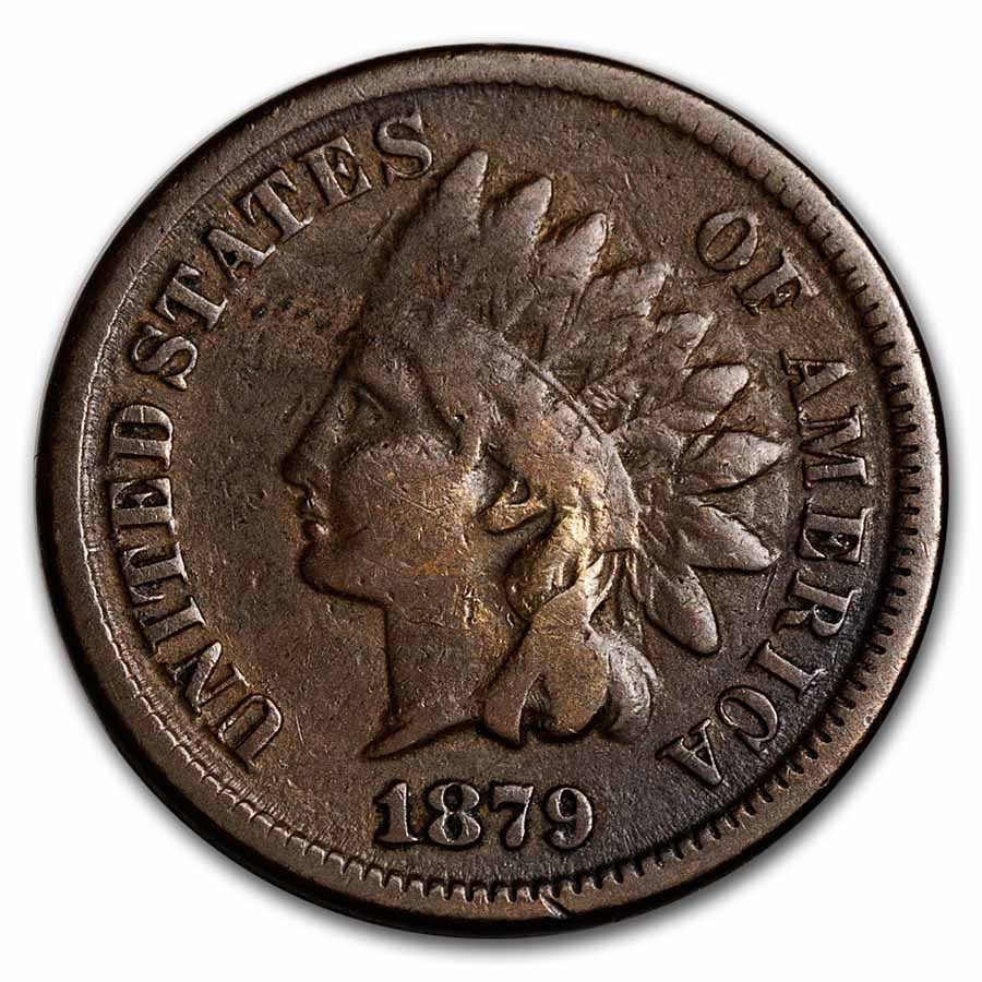 1879 Indian Head Cent Fine