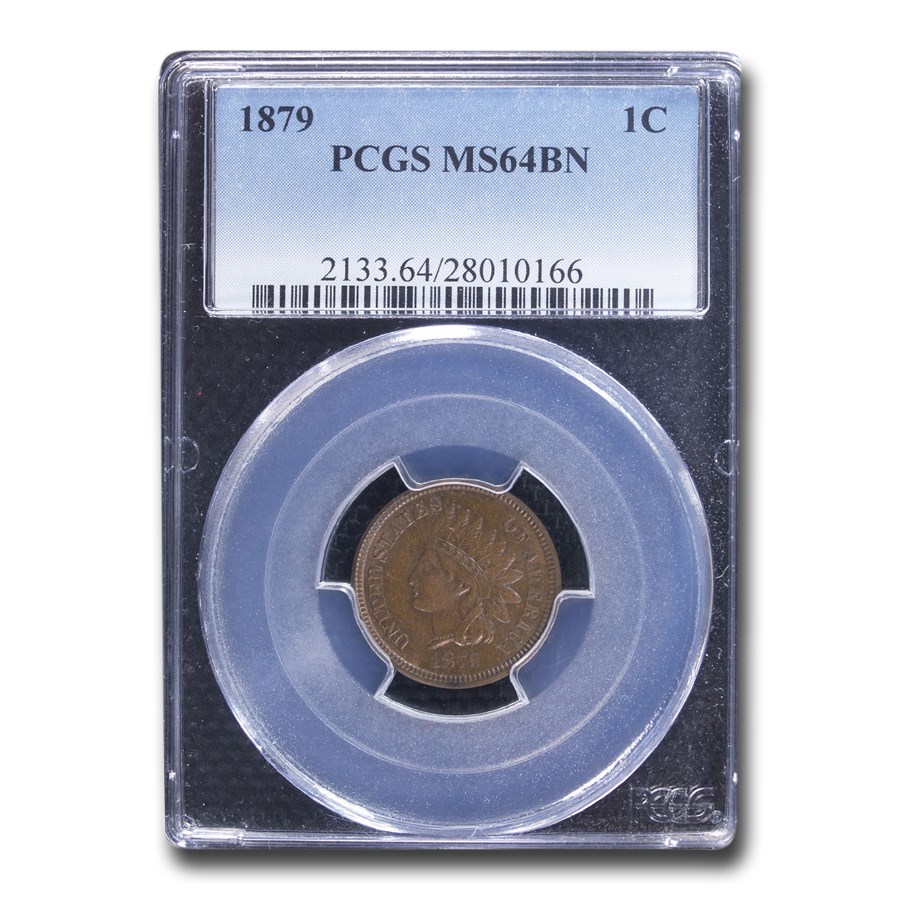 1879 Indian Head Cent MS-64 PCGS (Brown)