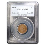 1879 Indian Head Cent MS-65 PCGS (Red/Brown)