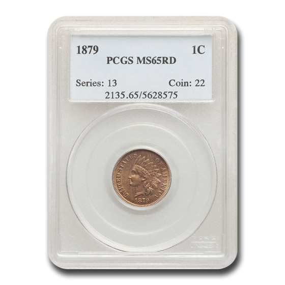 1879 Indian Head Cent MS-65 PCGS (Red) 1879 Indian Head Cent MS-65 PCGS (Red)