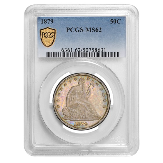 1879 Liberty Seated Half Dollar MS-62 PCGS 1879 Liberty Seated Half Dollar MS-62 PCGS