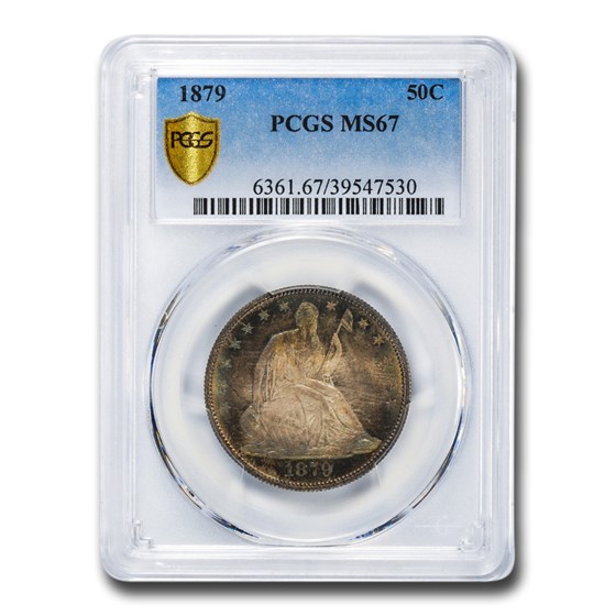 1879 Liberty Seated Half Dollar MS-67 PCGS 1879 Liberty Seated Half Dollar MS-67 PCGS