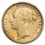 1879-M Australia Gold Sovereign Young Victoria AU-53 PCGS
