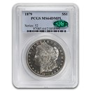 1879 Morgan Dollar DMPL MS-64 PCGS CAC