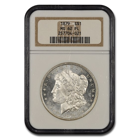 1879 Morgan Dollar MS-62 NGC (PL)