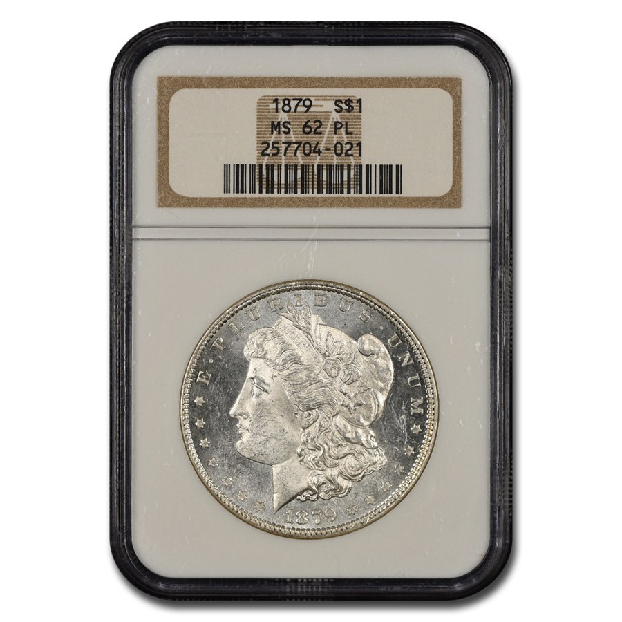 1879 Morgan Dollar MS-62 NGC (PL)