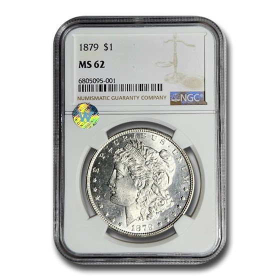 1879 Morgan Dollar MS-62 NGC