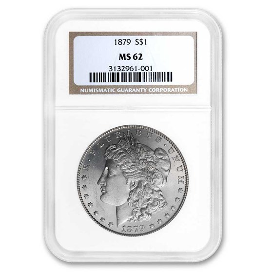 1879 Morgan Dollar MS-62 NGC 1879 Morgan Dollar MS-62 NGC