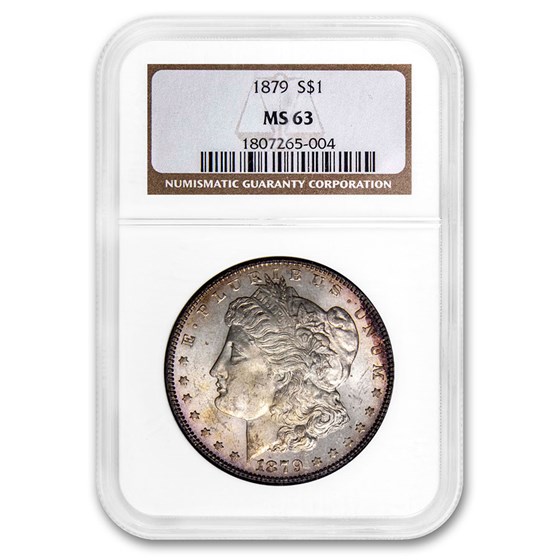 1879 Morgan Dollar MS-63 NGC (Toned) 1879 Morgan Dollar MS-63 NGC (Toned)