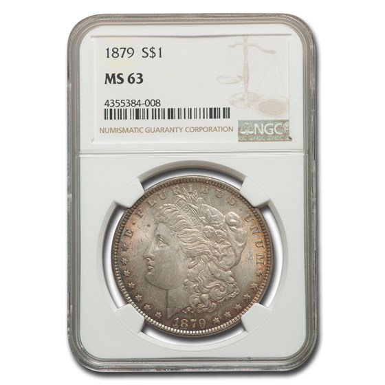 1879 Morgan Dollar MS-63 NGC
