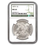 1879 Morgan Dollar MS-64 NGC (Green Label)