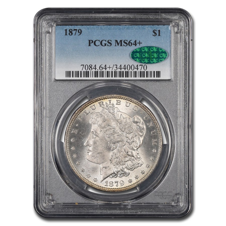 1879 Morgan Dollar MS-64+ PCGS CAC