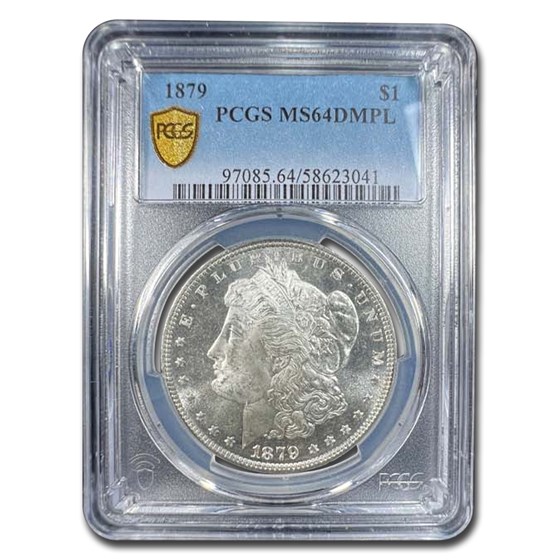 1879 Morgan Dollar MS-64 PCGS (DMPL) 1879 Morgan Dollar MS-64 PCGS (DMPL)