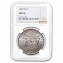 1879-O Morgan Dollar AU-58 NGC