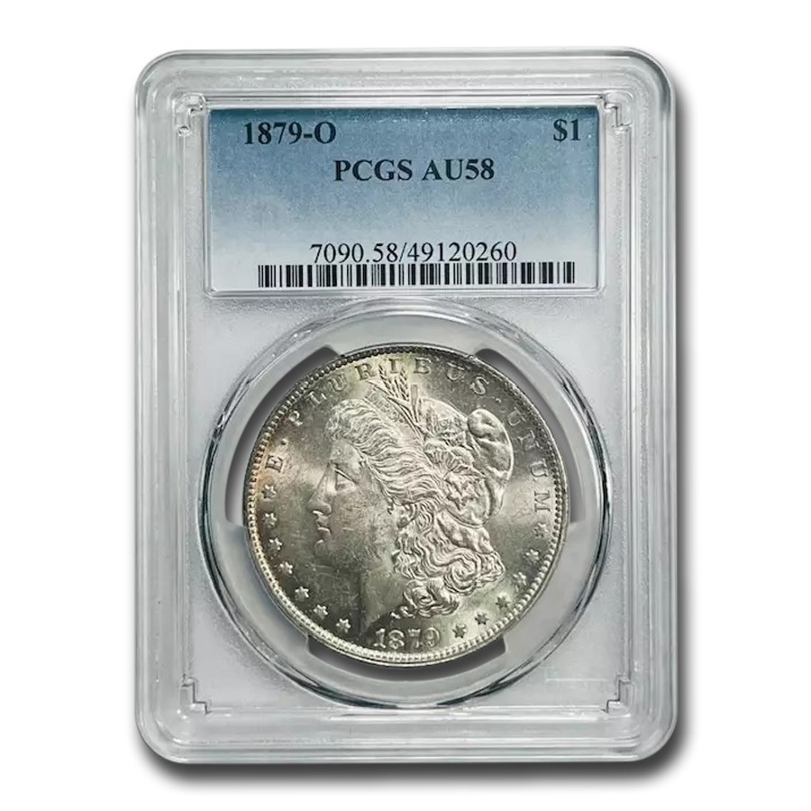 1879-O Morgan Dollar AU-58 PCGS