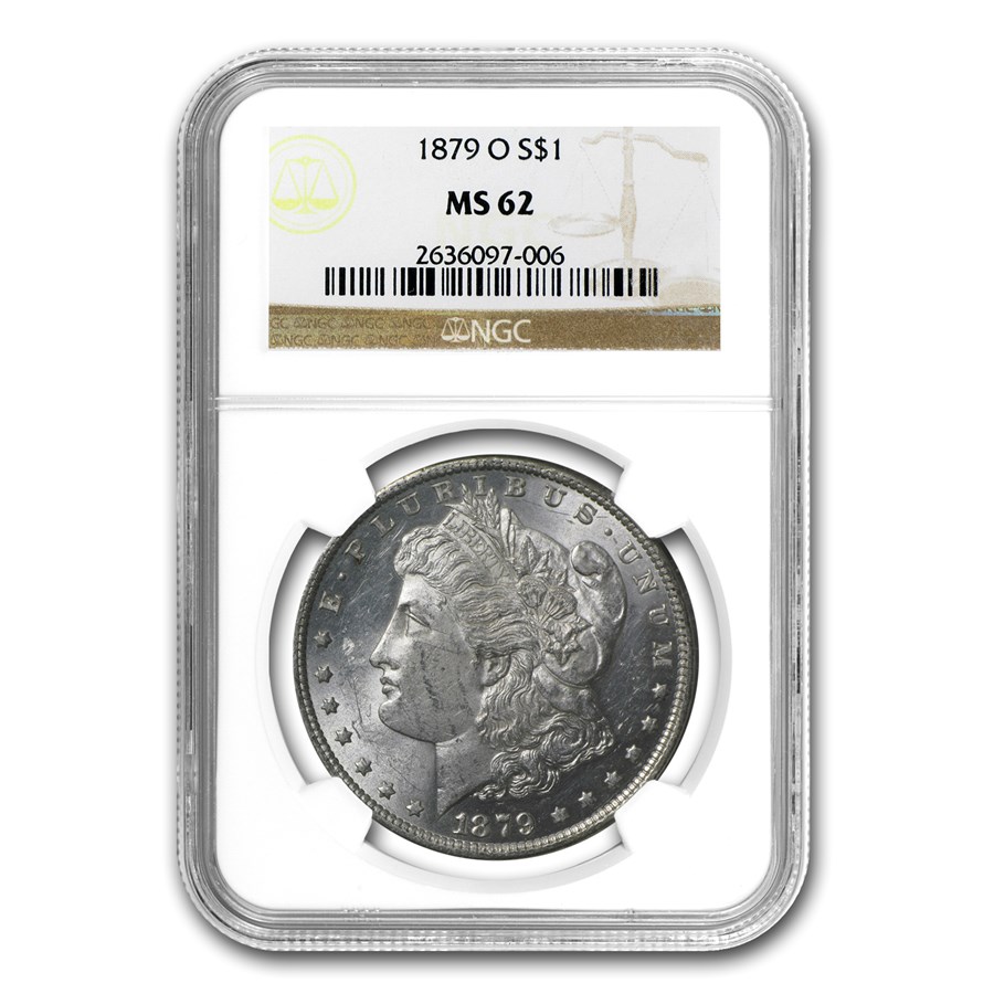 1879-O Morgan Dollar MS-62 NGC